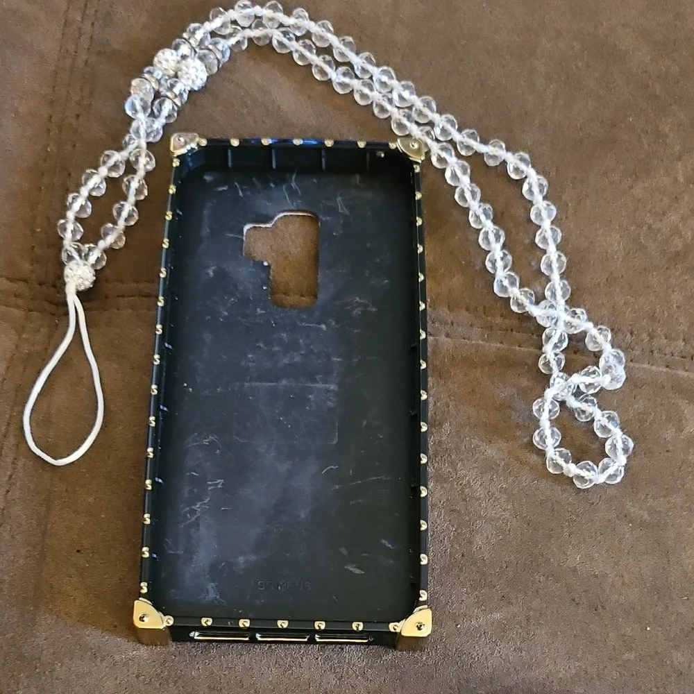 Samsung Glitter Case with Gold Accents